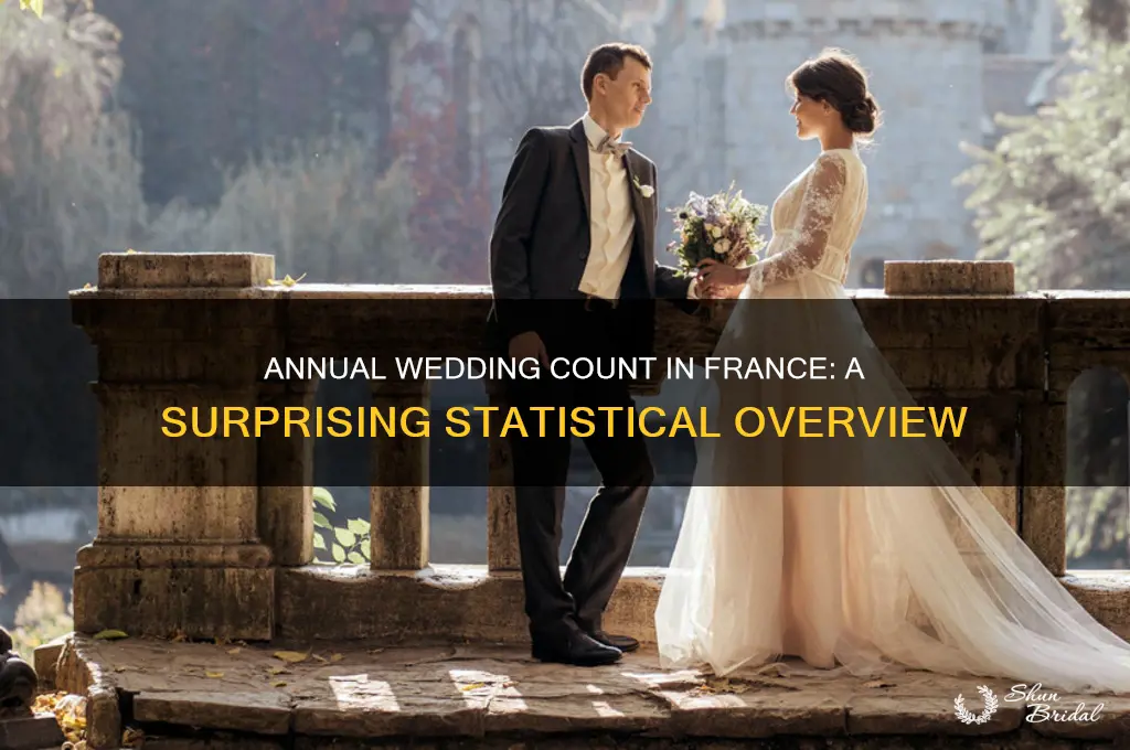 how many weddings are there in france in a year