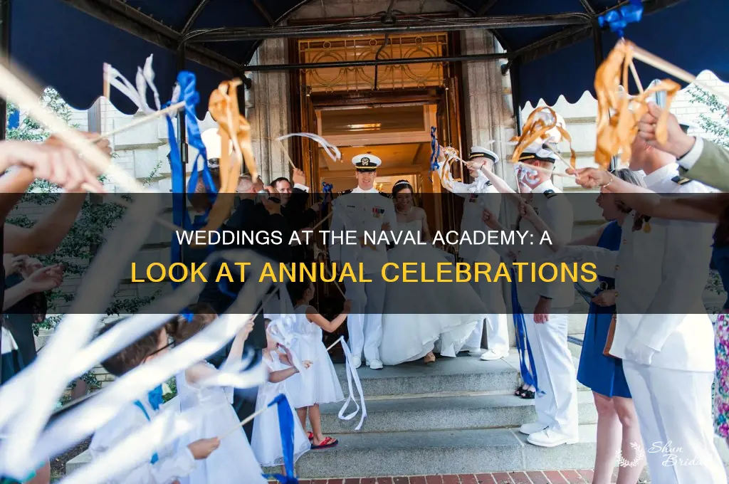 how many weddings at naval academy