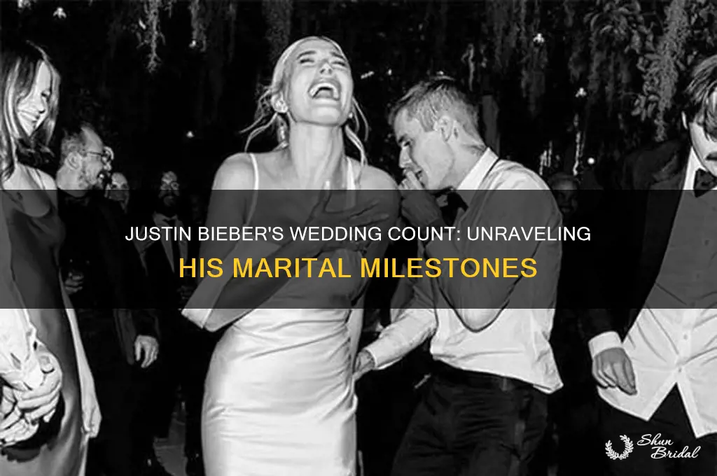 how many weddings did justin bieber have