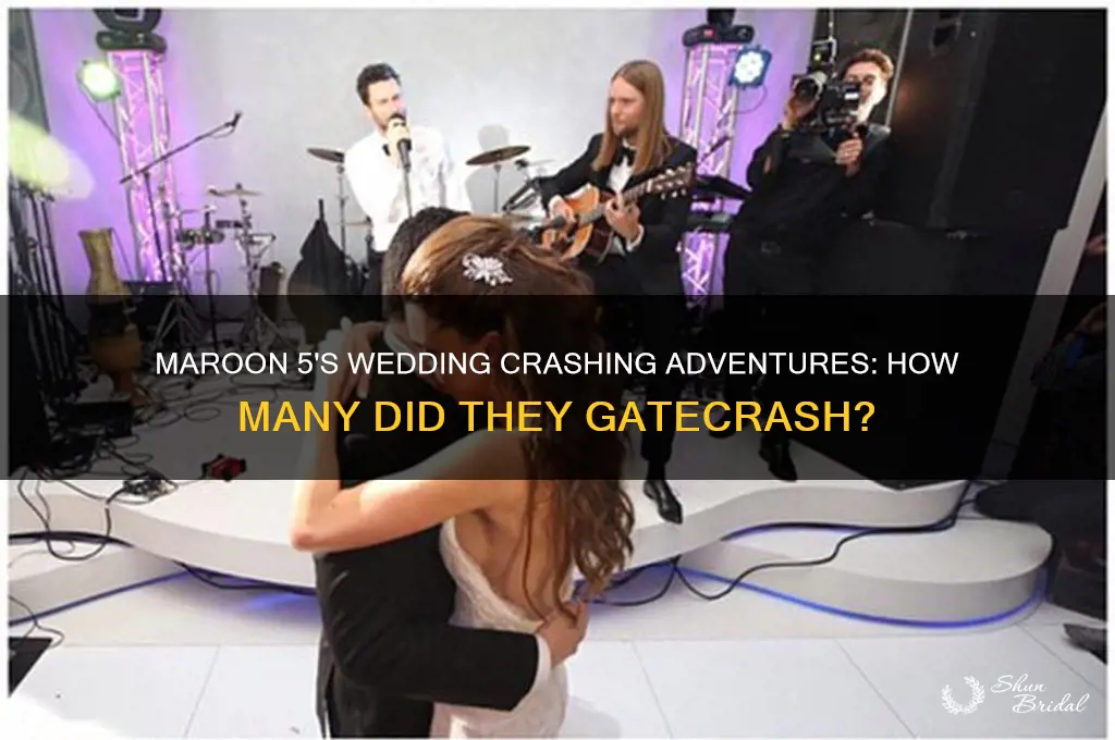 how many weddings did maroon 5 crash