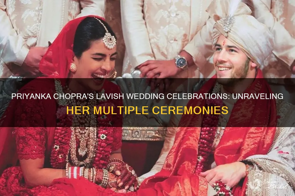 how many weddings did priyanka chopra have