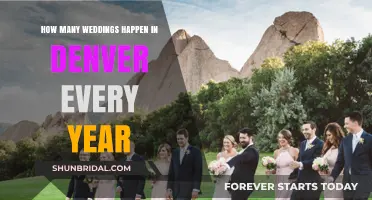 Denver's Annual Wedding Count: A Surprising Number of Nuptials