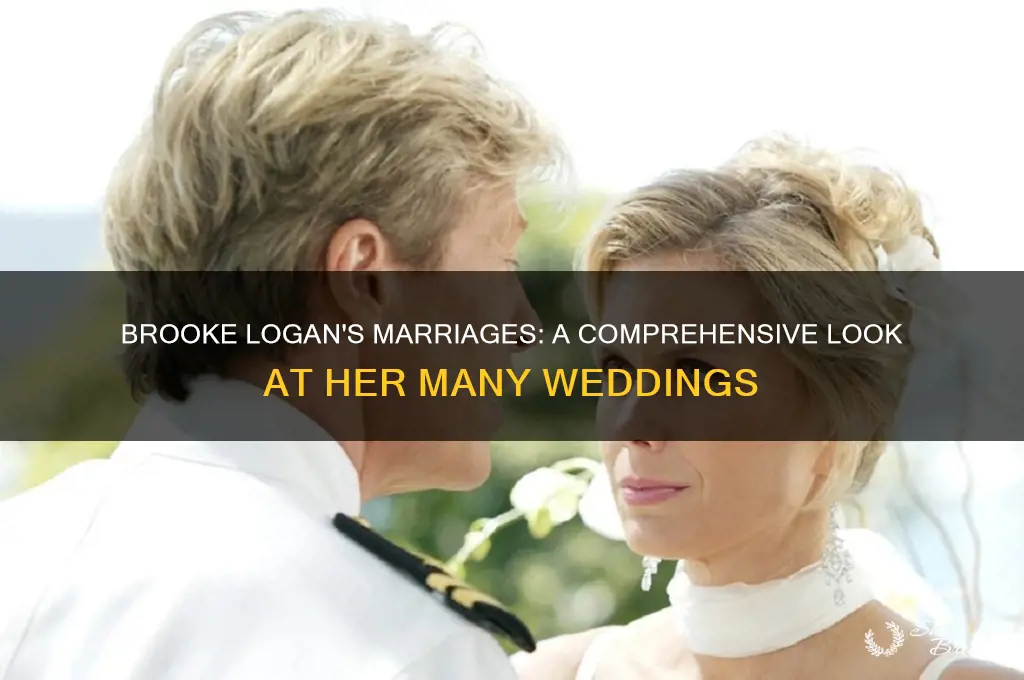 how many weddings has brooke logan had