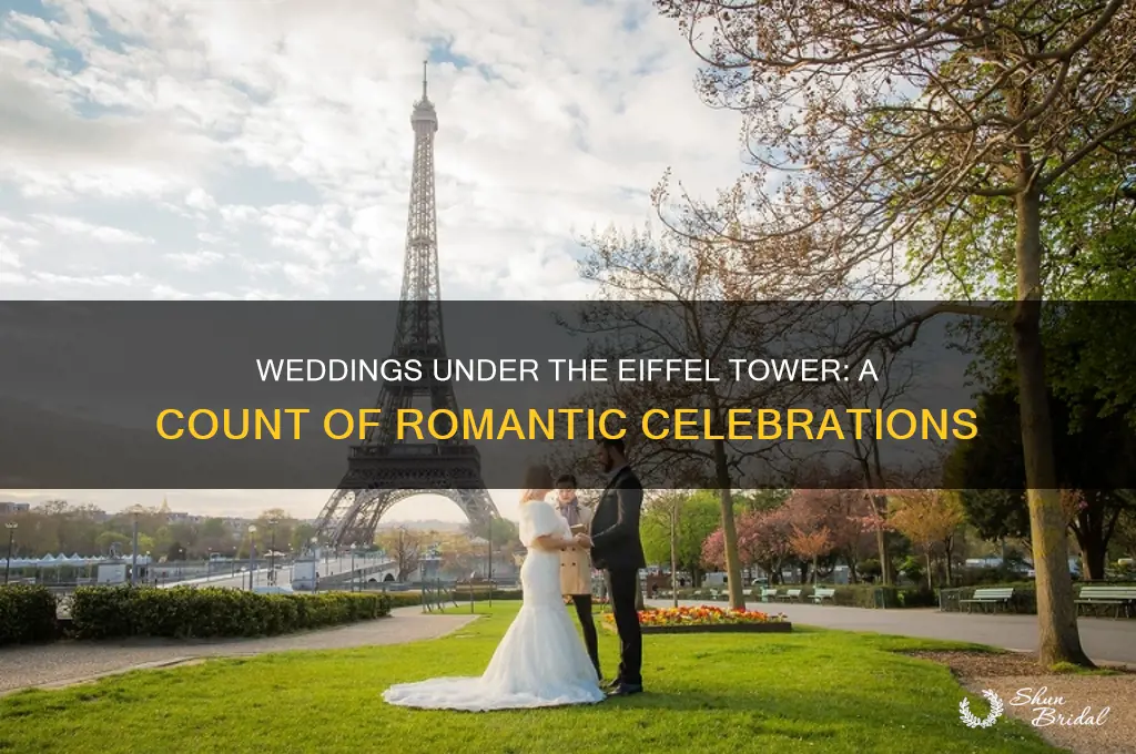 how many weddings have been under the effiel tower