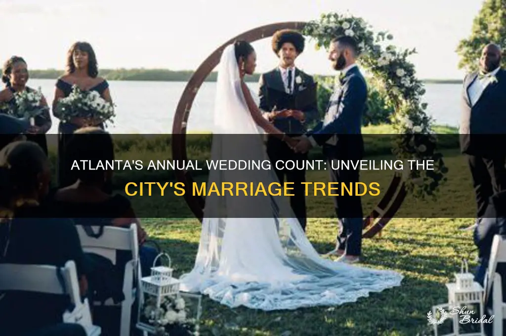 how many weddings in atlanta average per year