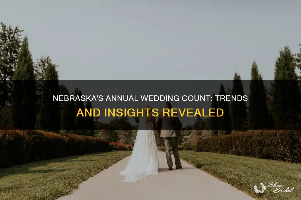 how many weddings in nebraksa per year