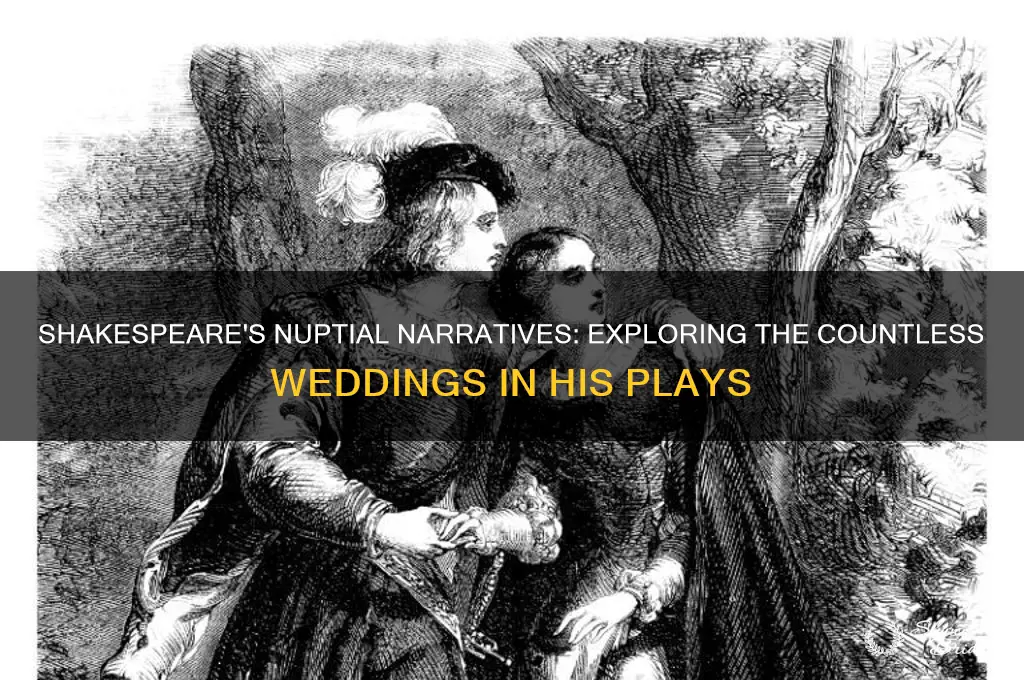 how many weddings in shakespeare