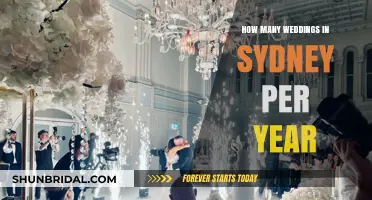 Sydney's Annual Wedding Count: A Surprising Number of Nuptials