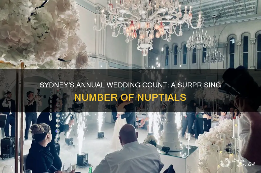 how many weddings in sydney per year