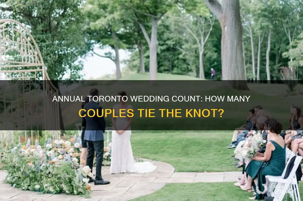 how many weddings in toronto per year