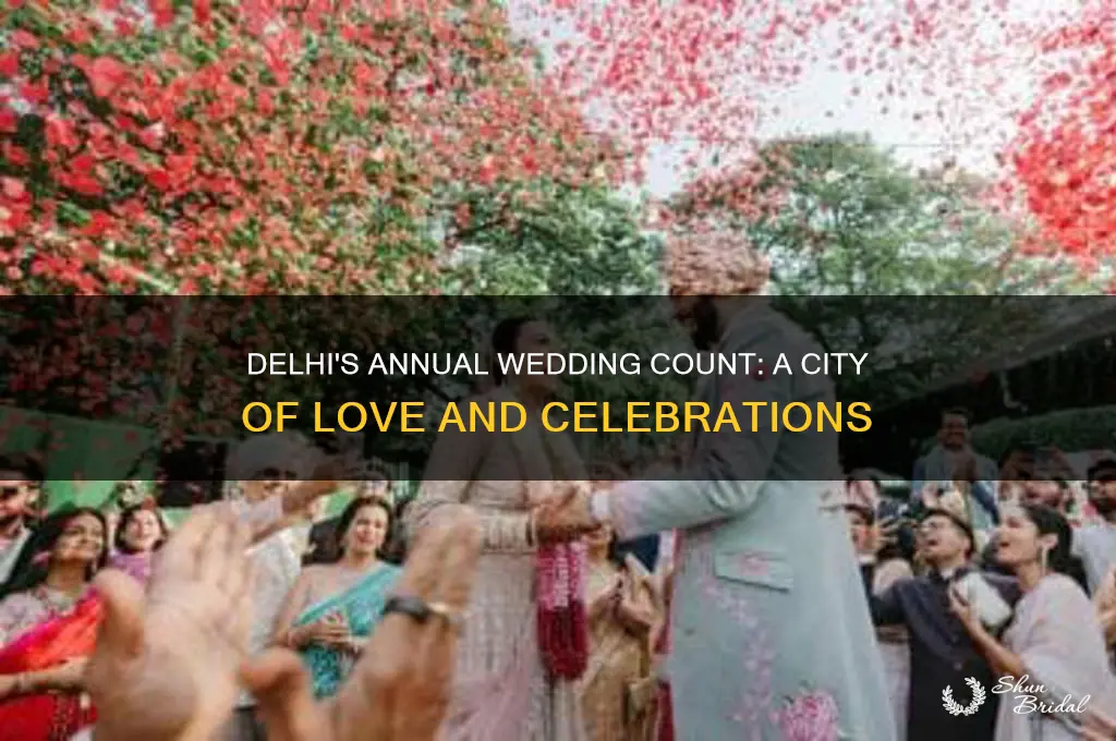 how many weddings per year in delhi
