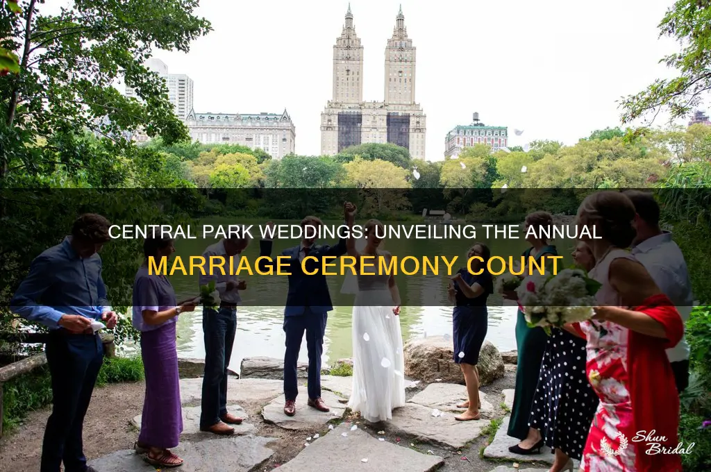 how many weddings take place at central park