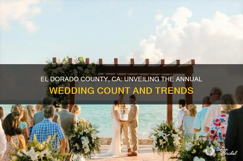 how many weddings take place in el dorado county ca