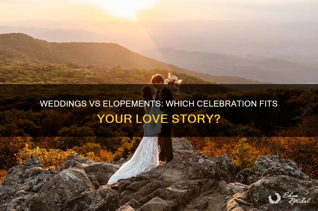 how many weddings vs elopment