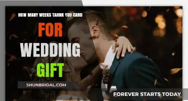 Timely Gratitude: Ideal Weeks to Send Wedding Gift Thank You Cards