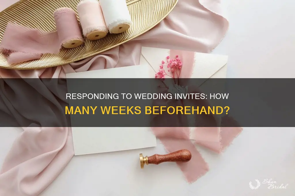 how many weeks to respond before wedding for invitation