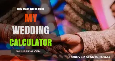 Countdown to Your Big Day: Weeks Until Wedding Calculator Guide