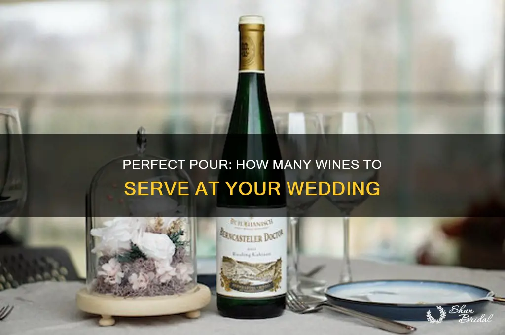how many wines do people have at a wedding
