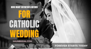 Witnessing a Catholic Wedding: How Many Are Required?
