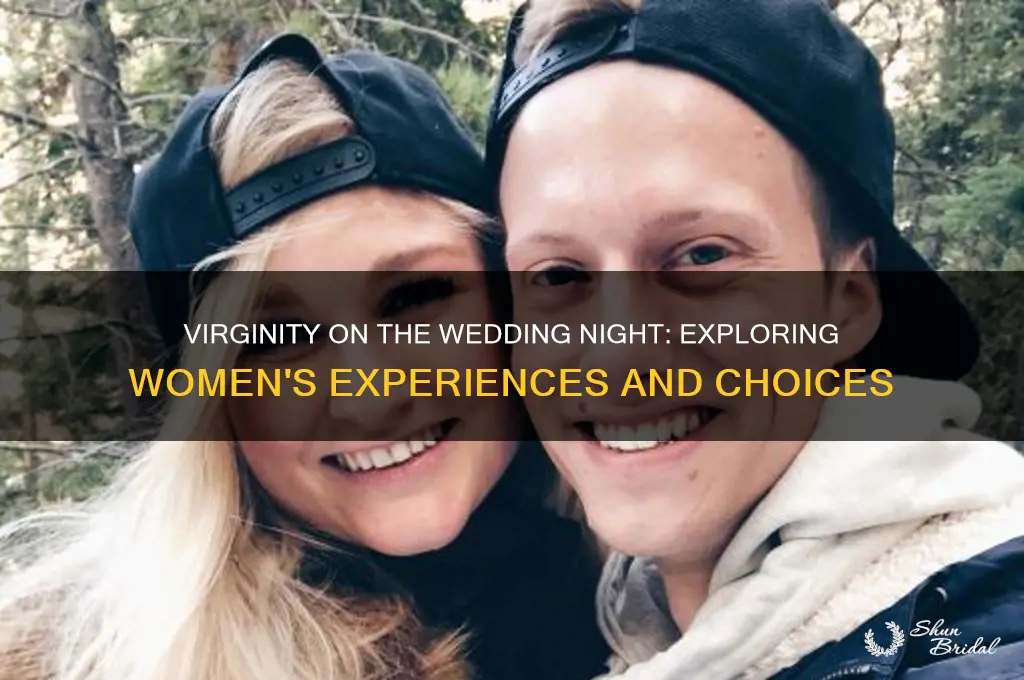 how many women are virgins on their wedding night