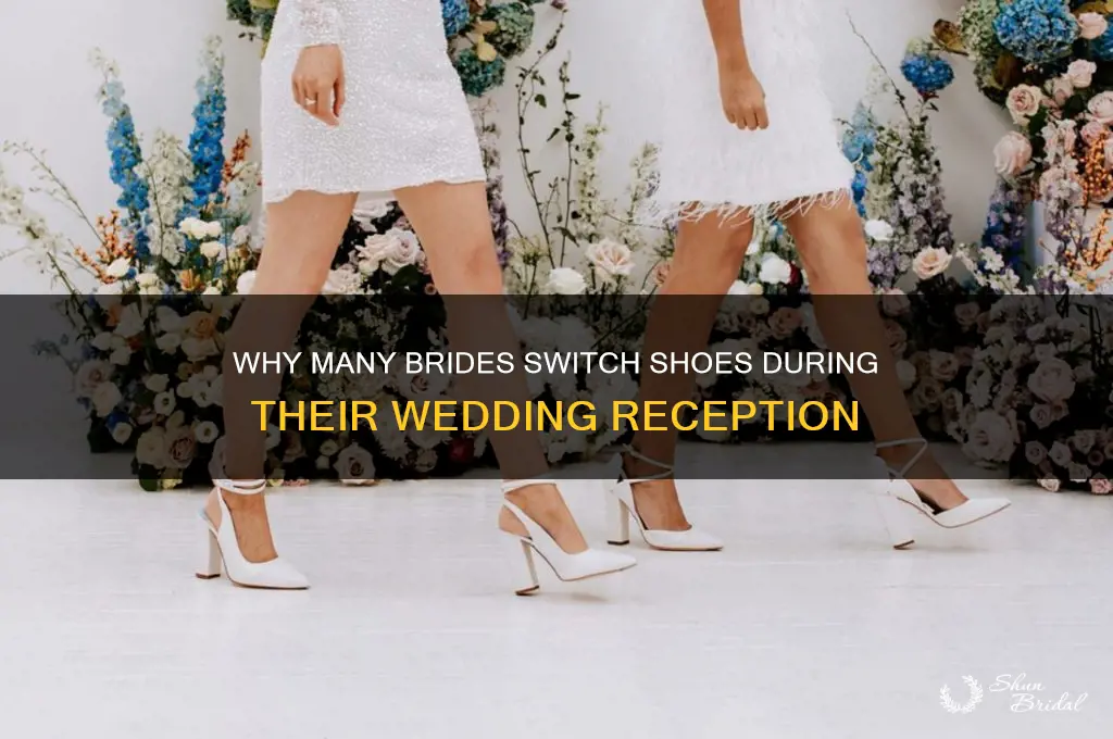 how many women change shoes at their wedding