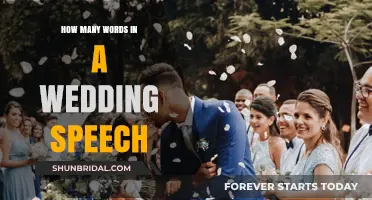 Crafting the Perfect Wedding Speech: Ideal Word Count Guide