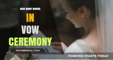 Understanding the Length of Vows in a Wedding Ceremony