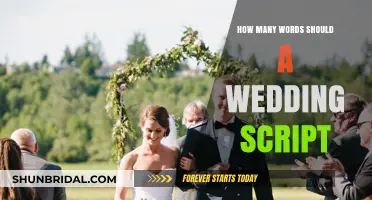 Crafting the Perfect Wedding Script: Ideal Word Count Guide