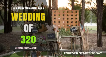 Fun Yard Game Ideas for a 320-Guest Wedding Celebration