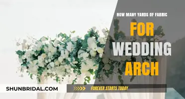 Perfect Wedding Arch Fabric: Yardage Guide for Your Dream Setup