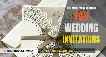 Choosing the Right Amount of Ribbon for Wedding Invites