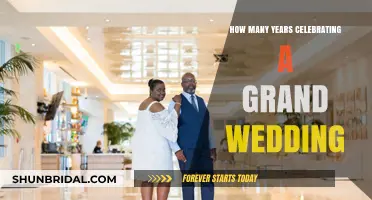 Celebrating Grand Weddings: How Many Years of Love and Commitment?