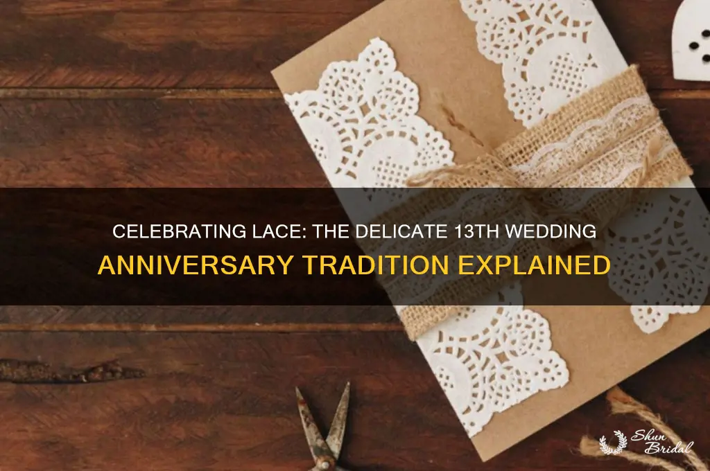 how many years is a lace wedding anniversary