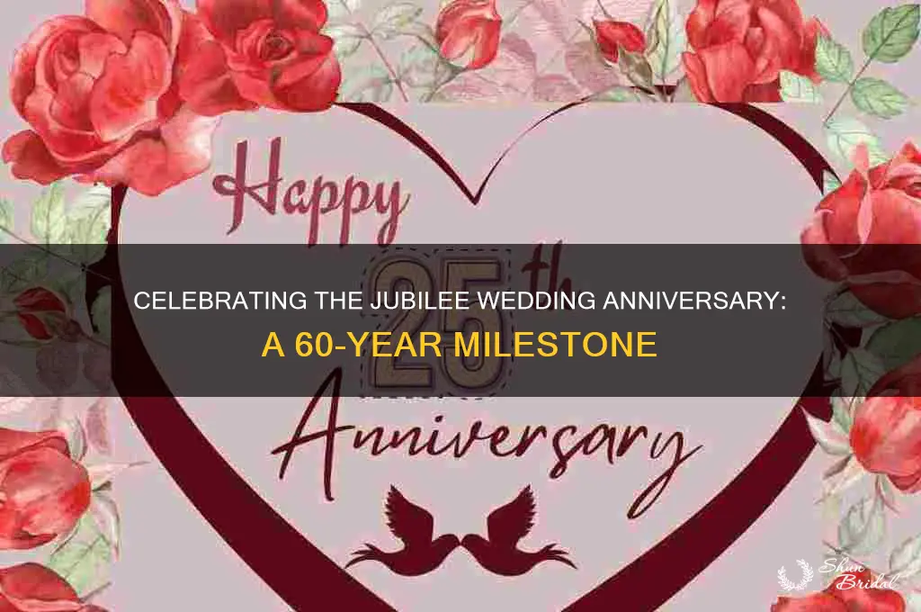 how many years is jubilee wedding anniversary