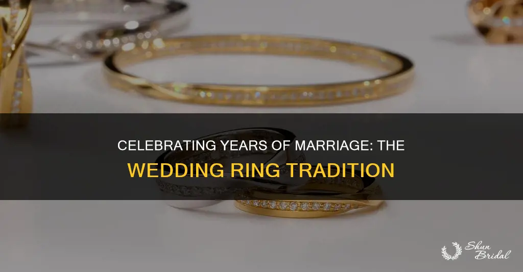 how many years of marriage wedding ring