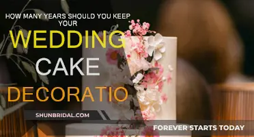 Preserving Wedding Cake Decorations: How Long is Too Long?