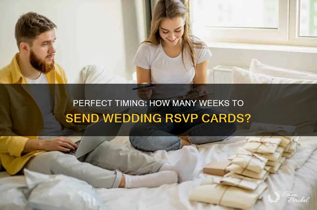 how manyt weekf for response wedding cards