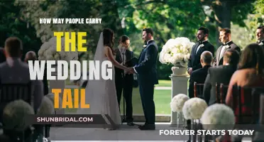 How Many People Traditionally Carry the Wedding Train?
