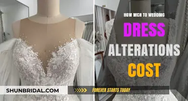 The Cost of Wedding Dress Alterations
