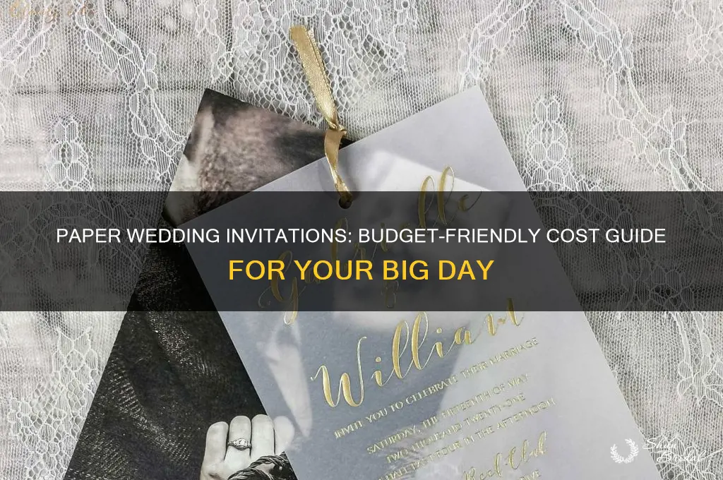how mcuh does it cost to send paper wedding ivitations