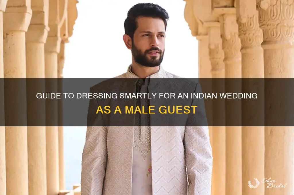 how men dress for indian wedding as a guest