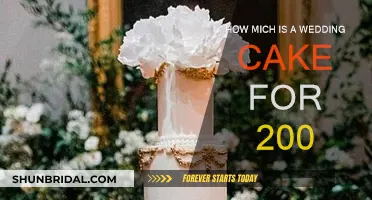 Wedding Cake for 200 Guests: How Much Does It Cost?