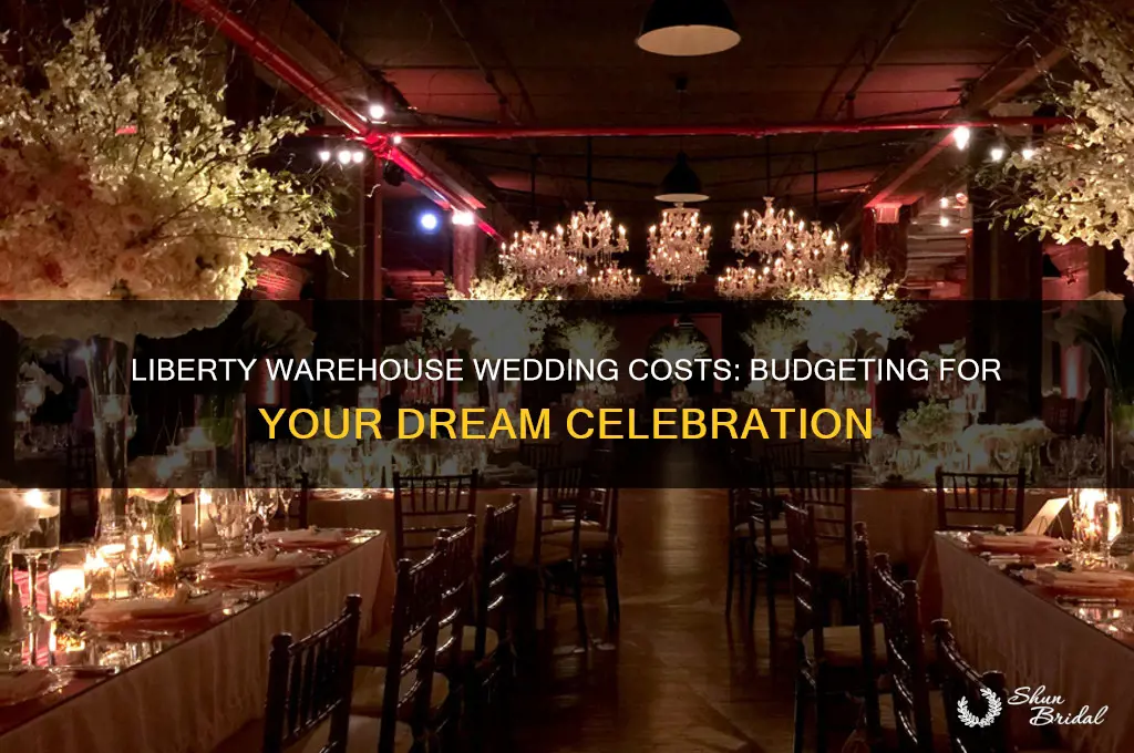 how muc h is a wedding a liberty warehouse