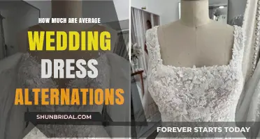 The Cost of Wedding Dress Alterations