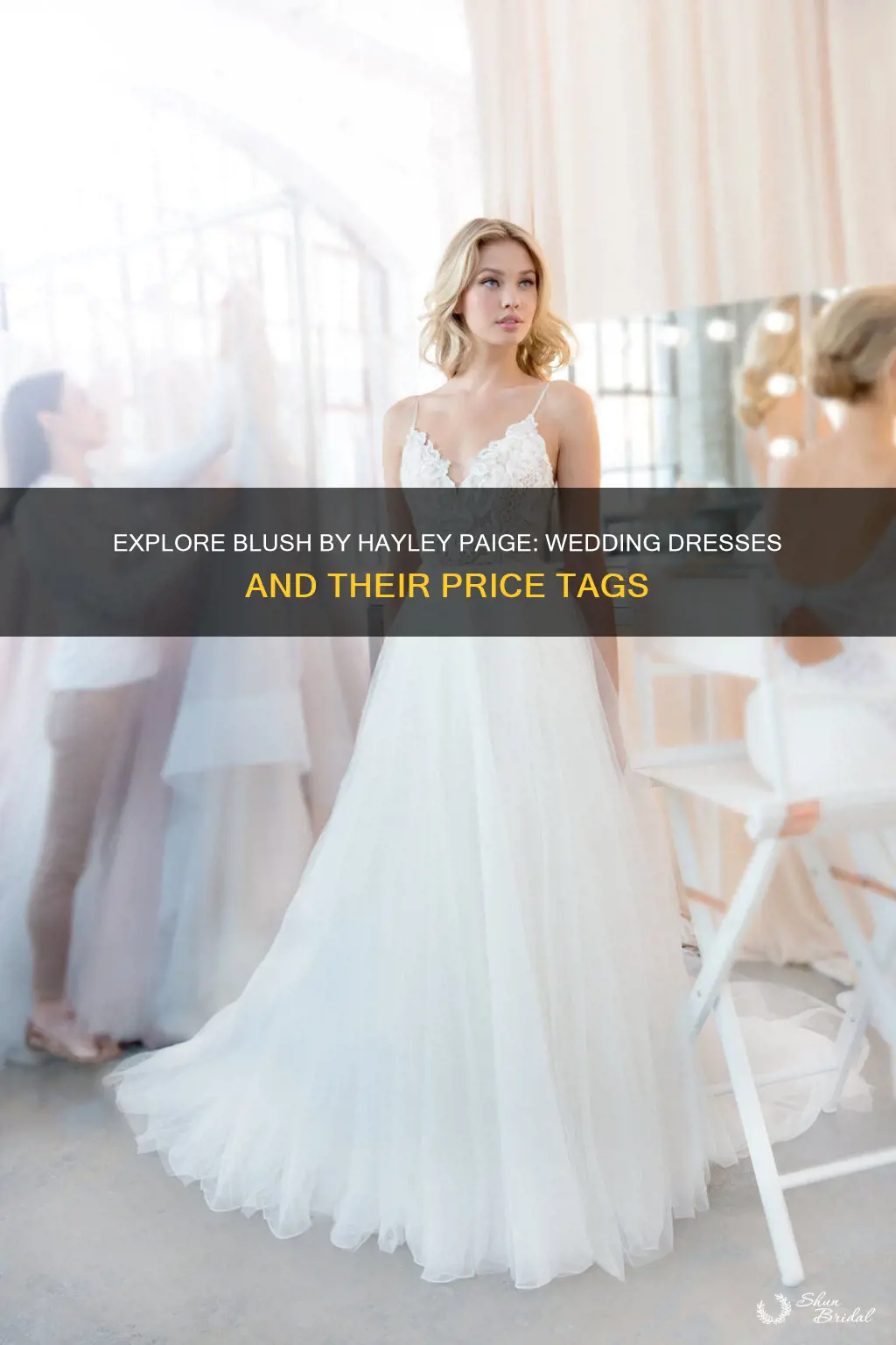 how much are blush by hayley paige wedding dresses