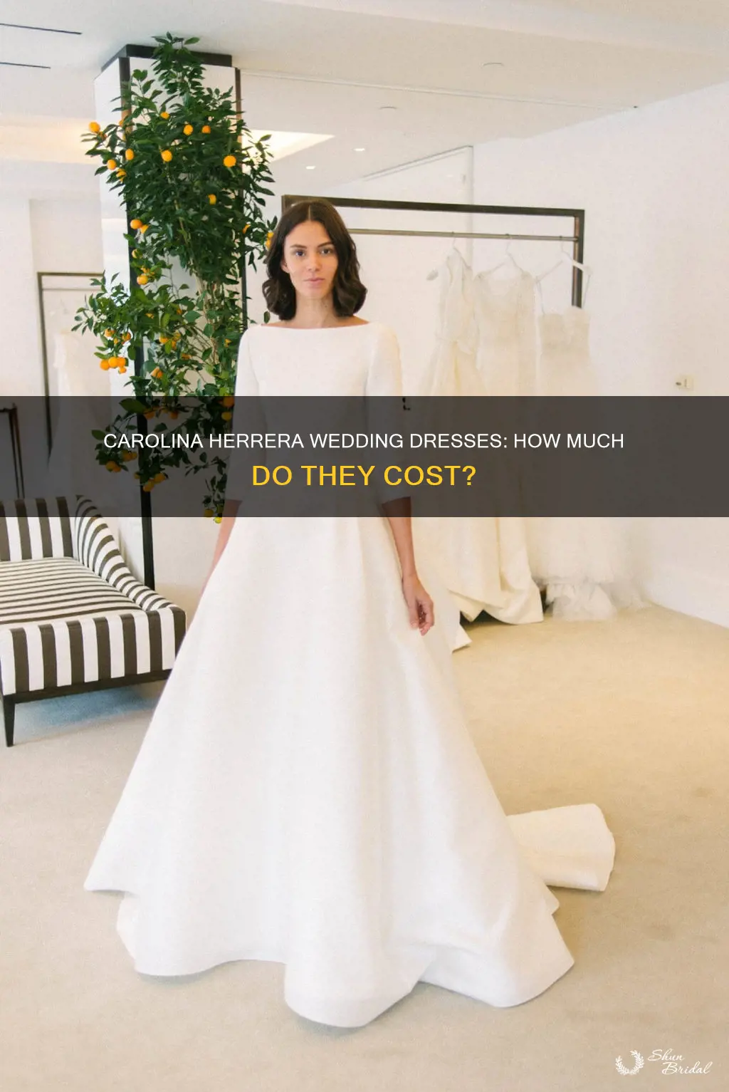 how much are carolina herrera wedding dresses