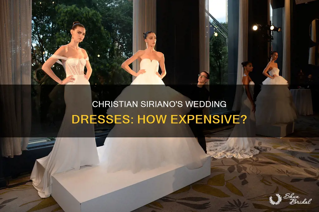 how much are christian siriano most expensive wedding dresses