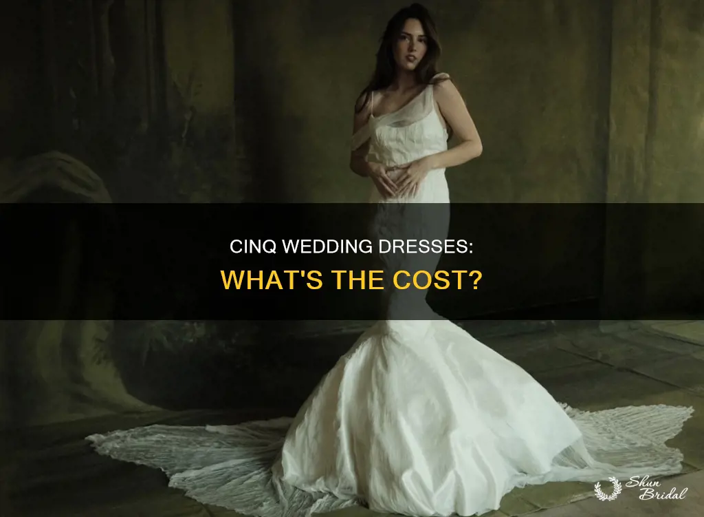 how much are cinq wedding dresses