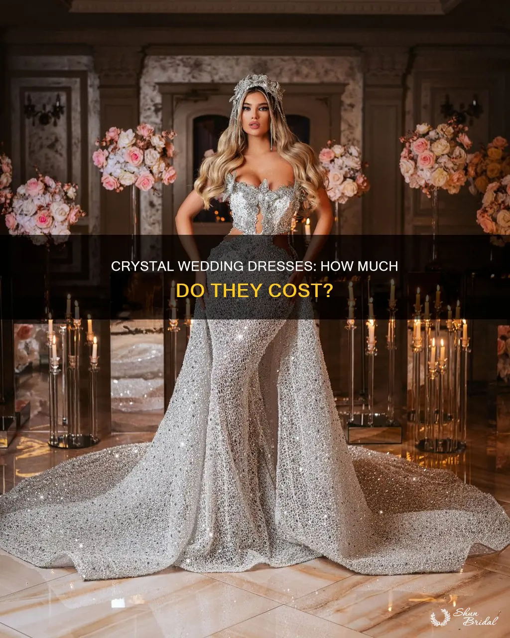 how much are crystal design wedding dresses