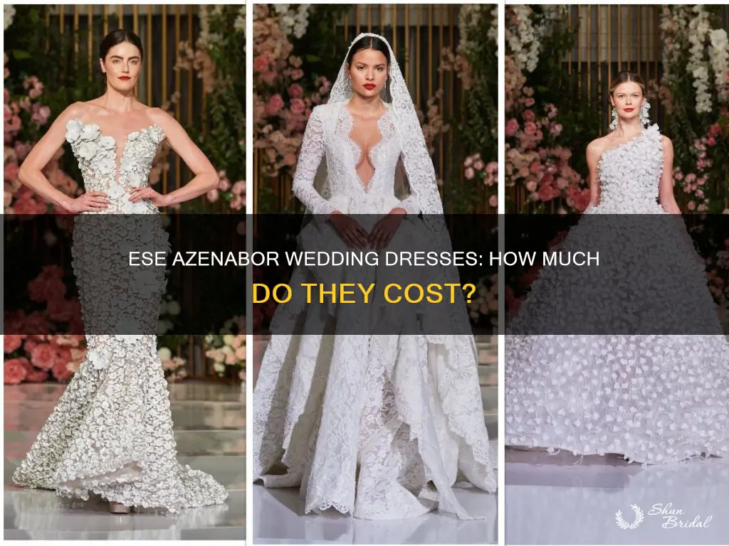 how much are ese azenabor wedding dresses
